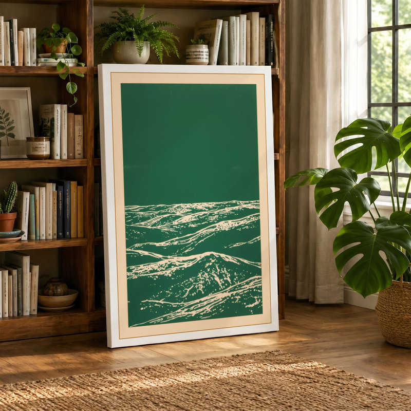 Print, 18x12 - 45.7 x 30.5 cm, Teal Border