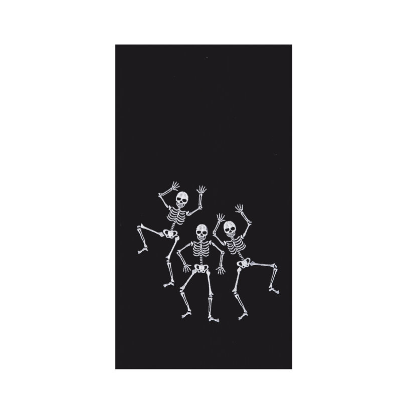 Skully Dance Trio Halloween Towel