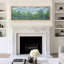 «Rustic Countryside Lush Riverside Grove Impressionist Landscape», reproduction d'art sur toile-111375412-98042206