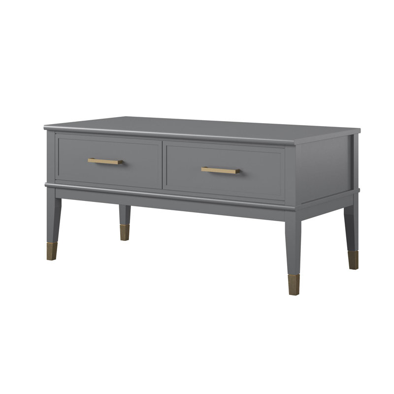 Table basse à plateau relevable Westerleigh, Gris graphite