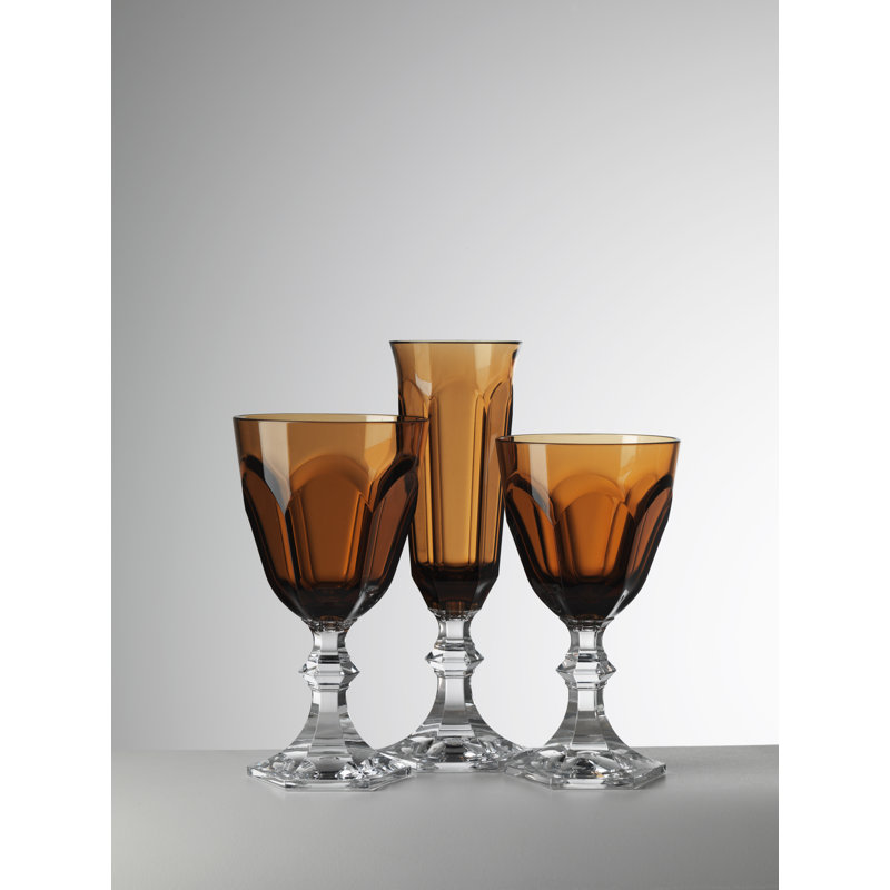 Dolce Vita Goblet, Amber, 9 oz