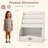 Kids 3-Tier Bookshelf Toy Storage Organizer with Hidden Space, Wooden Bookcase for Kids Room