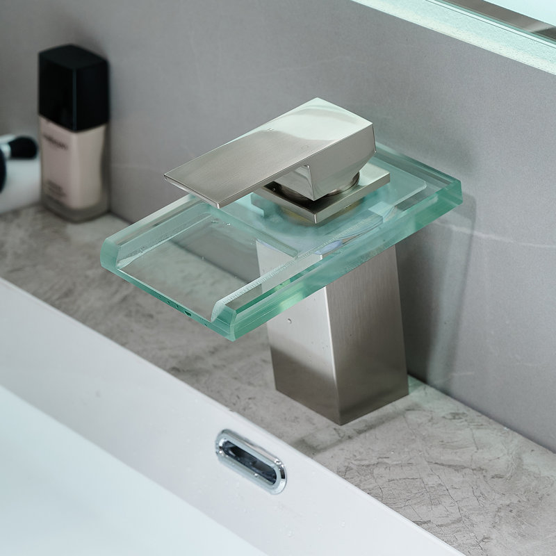 Single-Hole Bathroom Faucet, Brushed Nickel