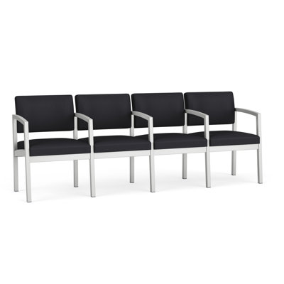 Lenox Steel Waiting Reception 4 Seat Tandem Seating Metal Frame