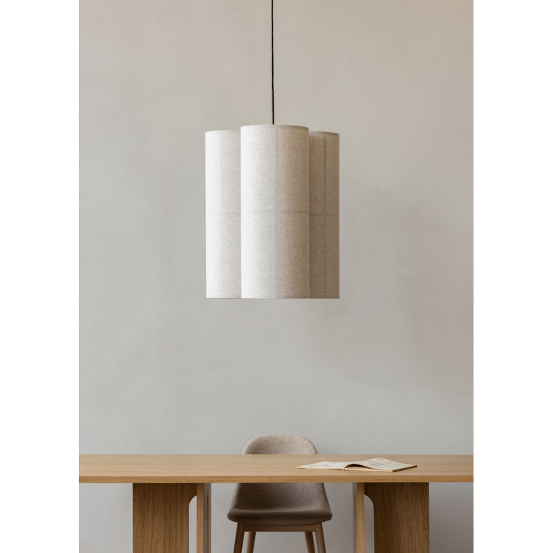 Hashira 3 - Light Pendant, 23.6" H x 14.6" W x 14.6" D, Raw