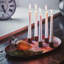 Oval Metal Candle Centrepiece-1033337284