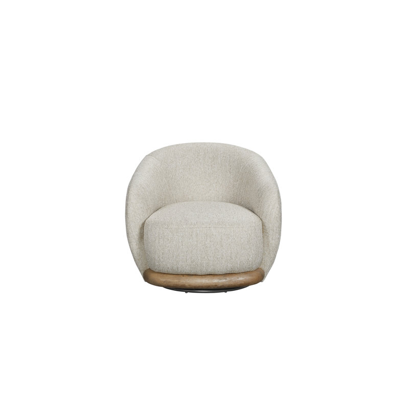 Chaise pivotante en bois - plume d'Amazonie