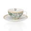 Ensemble de théière et 2 tasses à thé avec soucoupes Morris Garden