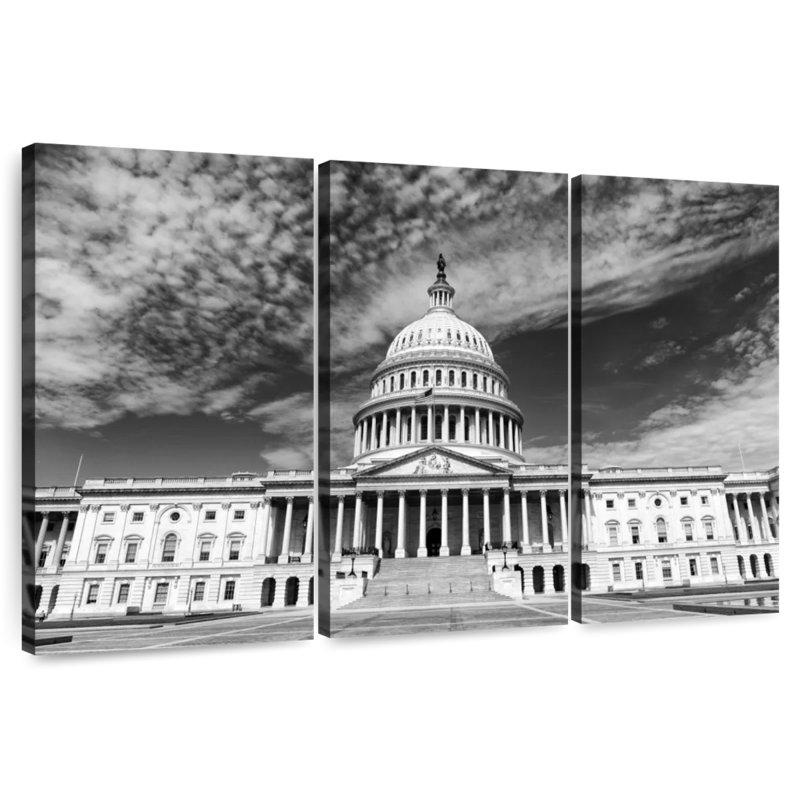 Capitole des États-Unis, H 20 po x l 33 po