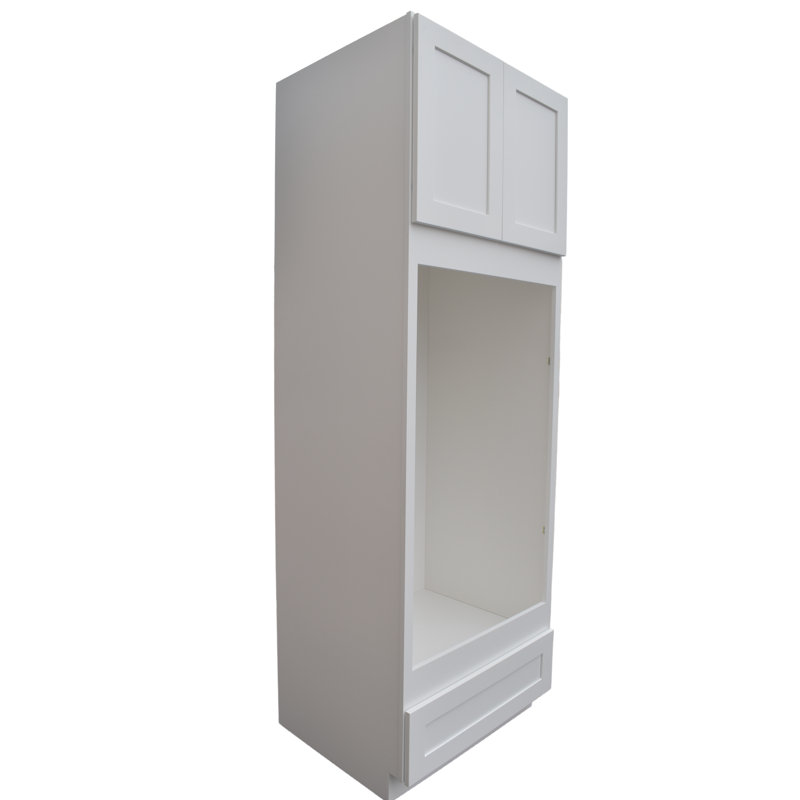 Armoire de cuisine double 33 po x 84 po style Shaker, H 84 po x l 33 po x P 28 po