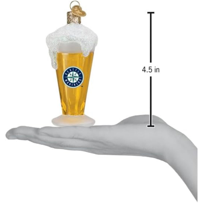 4.5'' Handmade Glass Food & Beverage Hanging Figurine Ornament