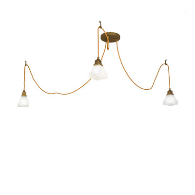 Luminaire suspendu carré / rectangulaire à 3 lumières Keithsburg