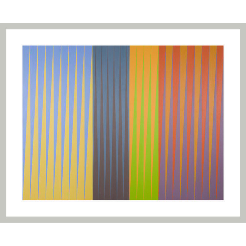 «Satchmo's Response to Truman» par James Little - reproduction giclée encadrée, H 33,5 po x l 41,27 po