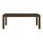 Harry Dining Table, Straight Legs, Rectangular Brown Acacia 79 Inch