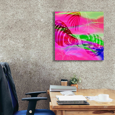 «Tropical Vibe» par Andrea Haase, estampe numérique sur toile