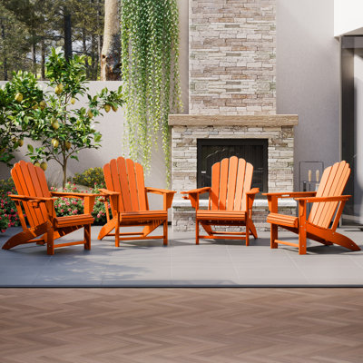Outdoor Poly Adirondack Chair (Set Of 4)