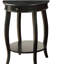 Une table d'appoint noire avec un tiroir-1075470939