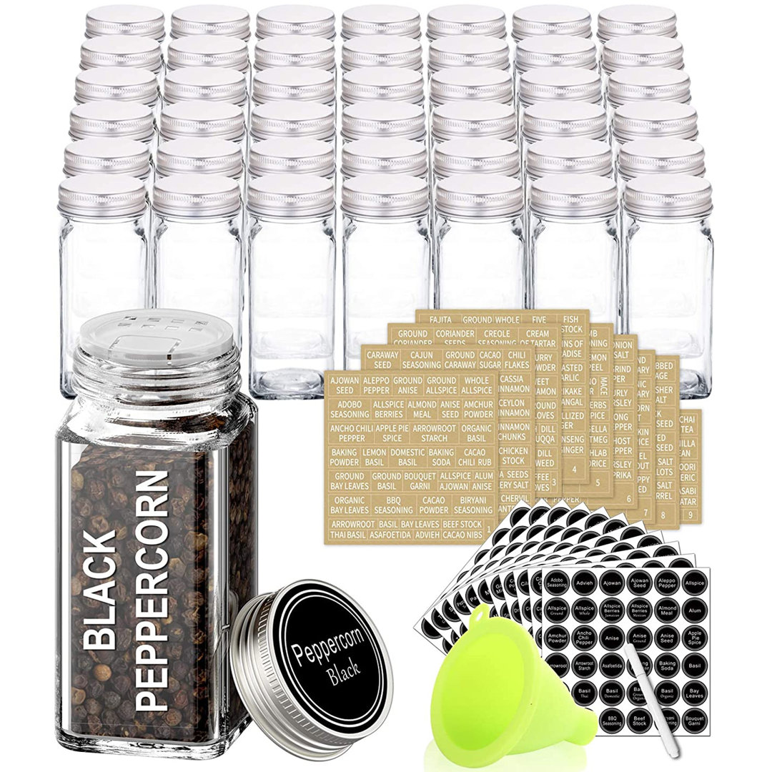 Spice Jars Prep & Savour