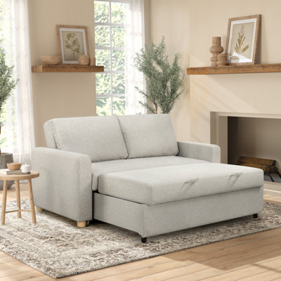 Serta Trinity 72" Queen Size Convertible Sofa Bed Loveseat, Dream Coil Comfort, Easy Assembly