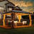 14Ft. W x 12 Ft. D Aluminum Patio Gazebo