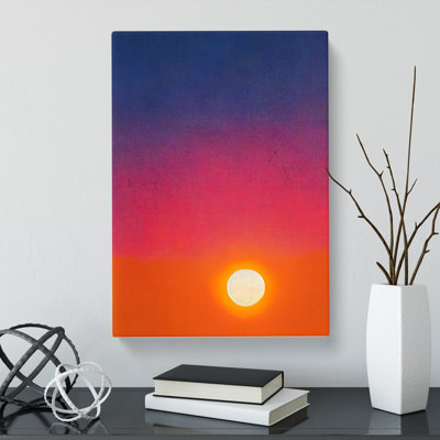 Lashundra Sun Silhouette - Wrapped Canvas