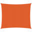 Vidaxl Sonnensegel 160 G/M² Orange 3X3 M HDPE
