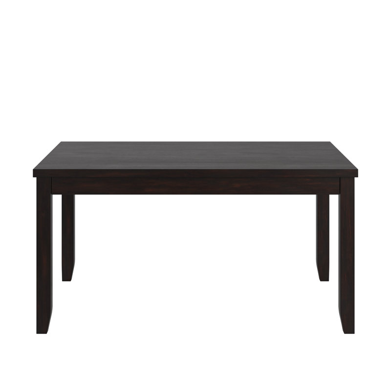 Table de salle à manger Alyra, Noir antique