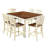 Dejenae Four Leg Dining Set
