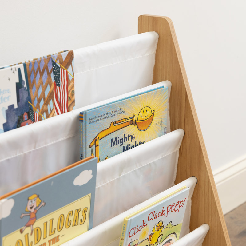 Hoeft Kids Book Display, Natural/White