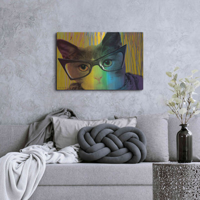 «Cat In Glasses» par Cindy Jacobs