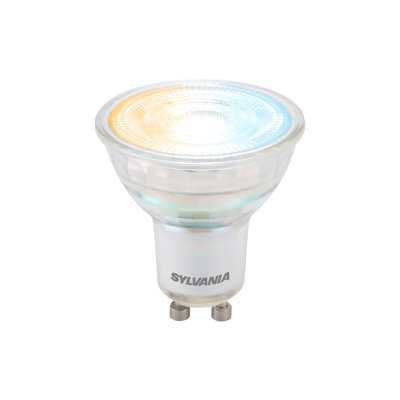 Sylvania Smart Lamps Smart LED GU10 Spotlight Bulb 345 Lumens WiFi Tuneable White Clear