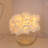 2-Pack 20 LED Warm White Rose String Lights – 9.5ft Soft PE Flowers for Wedding & Home Decor