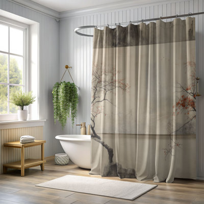 Vintage Brick - Premium Shower Curtain
