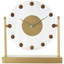Horloge murale Cole et gris en métal avec accents en bois-97767504
