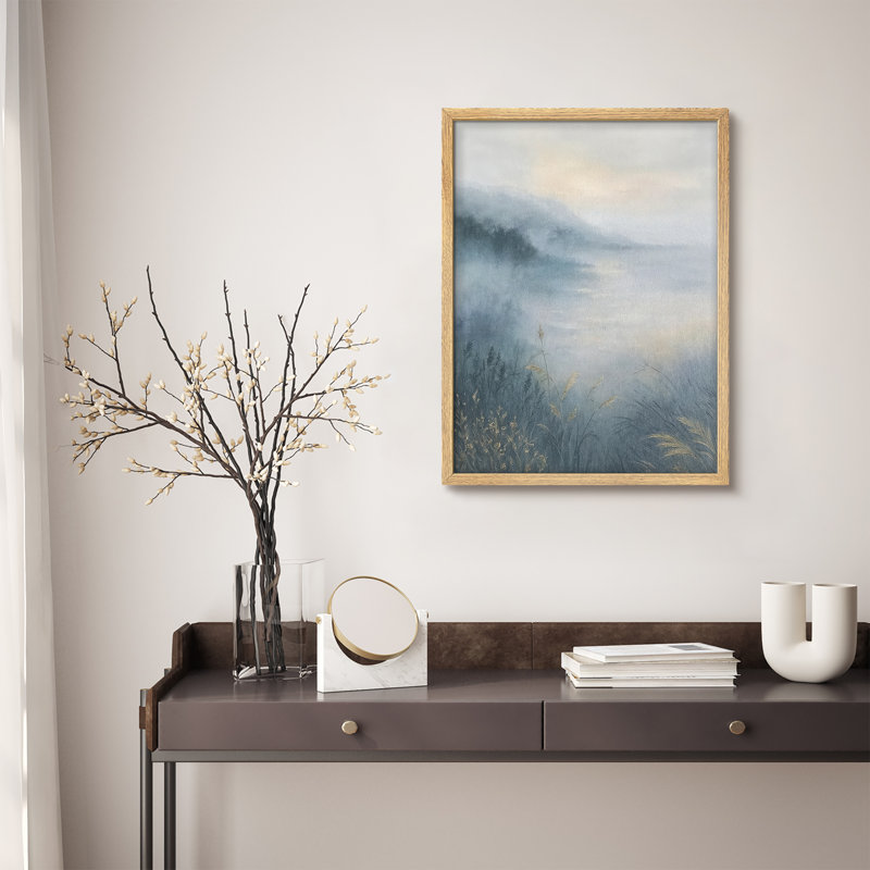 Reproduction de paysage encadrée pour la maison 12 po x 16 po, H 16 po x l 12 po, Naturel
