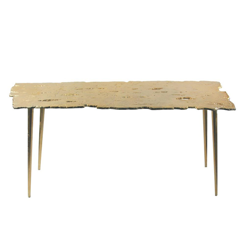 Burvale 47.5'' Console Table, 24" H x 47.5" W x 14.5" D, Antique Nickel