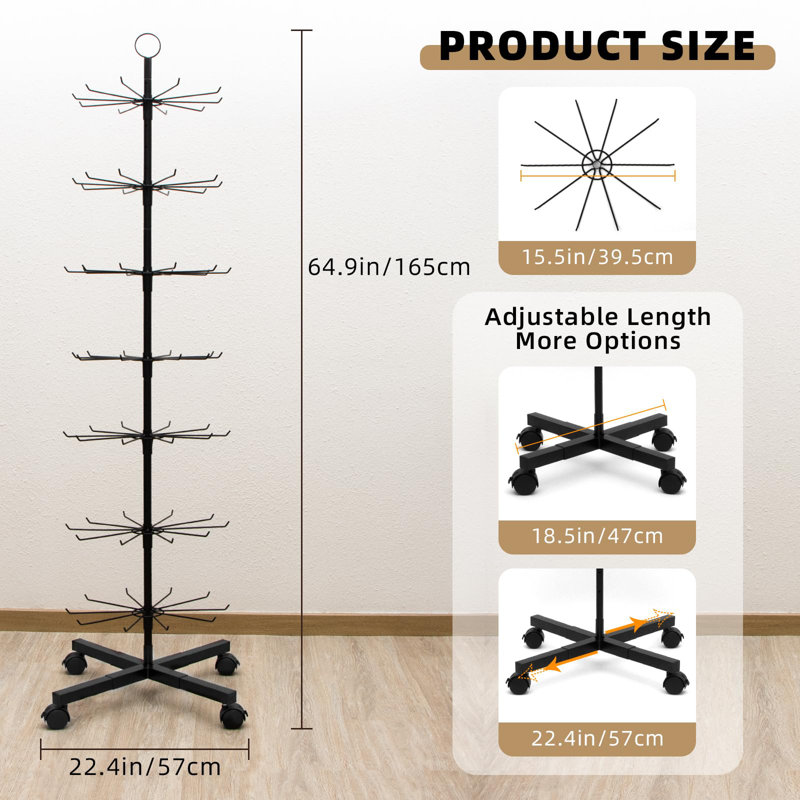 57cm W Metal Add-On Unit with Wheels