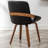 Home Office Chair - Upholstered Faux Leather Back Desk Chair, Ergonomic Executive Chair with Lumbar Support-2028803342