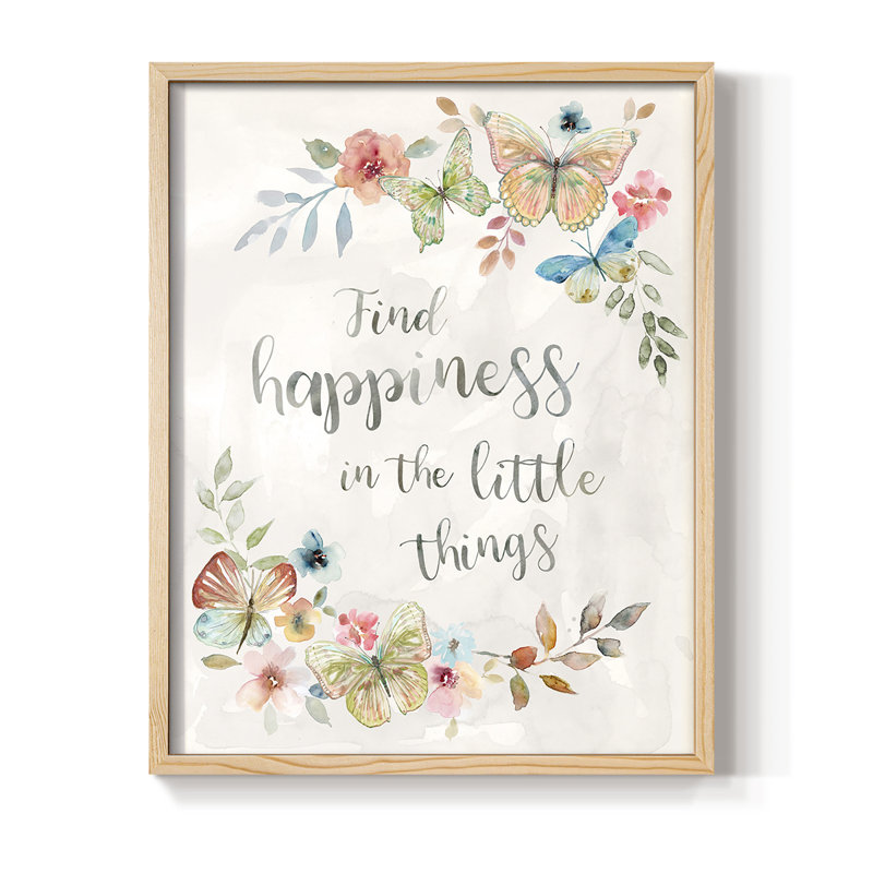 Butterfly Type I Framed Print - Solid Wood