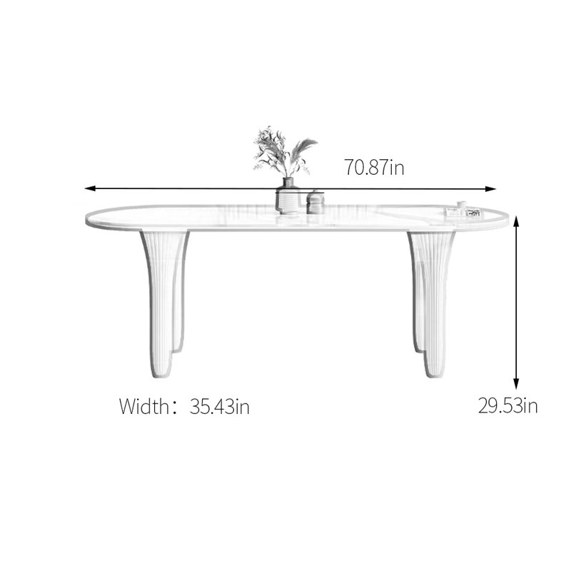 Aruba, H 29,53 po x L 70,87 po x l 35,43 po