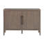 Buffet de style campagnard Isen de 47 pouces avec placage de pin et rangement caché-126144964