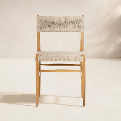 Dorita Wicker Premium All-Weather Wicker Outdoor Dining Side Chair