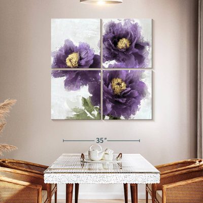 Harnek mauve en fleurs I