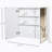 24X22 Inch Bathroom Mirrored Cabinet Wall-Mounted Storage Organizer