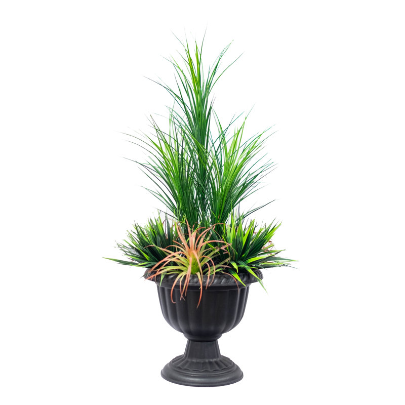 Herbe artificielle 36 "dans une urne