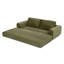 Canapé-lit convertible 2-en-1 pliant, canapé-lit en velours côtelé moderne avec 2 coussins, canapé futon rembourré et désossé avec lit escamotable, canapé modulaire pliant pour le salon-2039271719