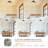 2700K-6000K Modern Matte Black LED Flush Mount Ceiling Light 24W Dimmable, ETL Certified