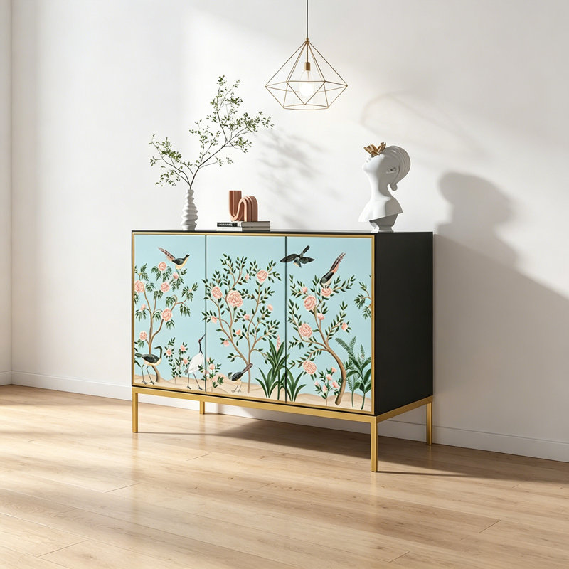 Chinese Style Solid Wood Storage Cabinet