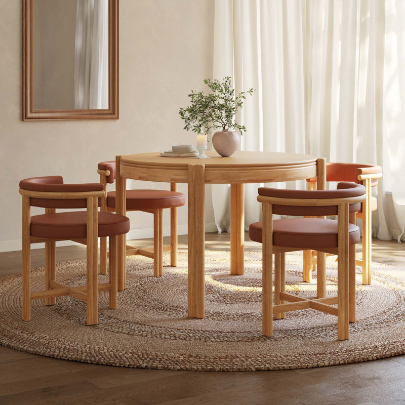 Ensemble repas pour 4, 5 pièces: table, 4 chaises
