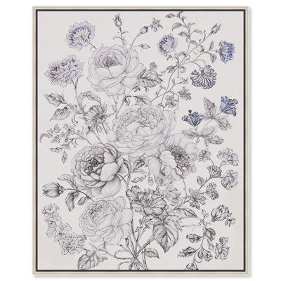 "Art floral", reproduction d'art sur toile